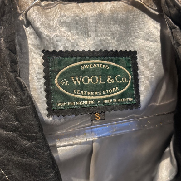 Vintage leather jacket - Picture 3 of 3